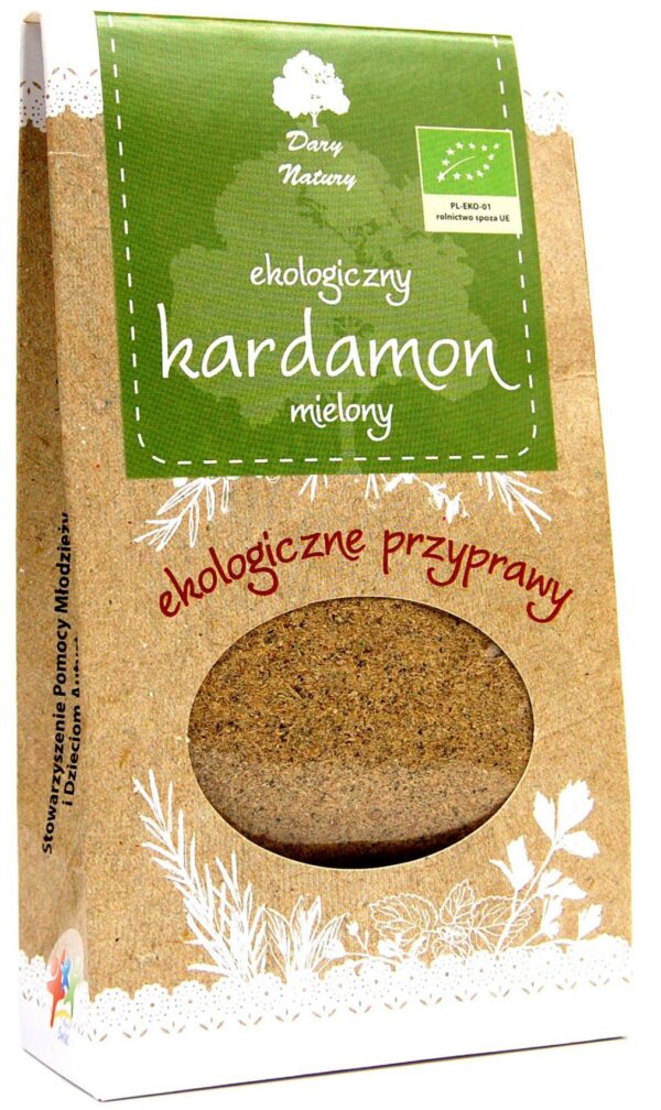 Kardamon mielony BIO 50 g — Dary Natury