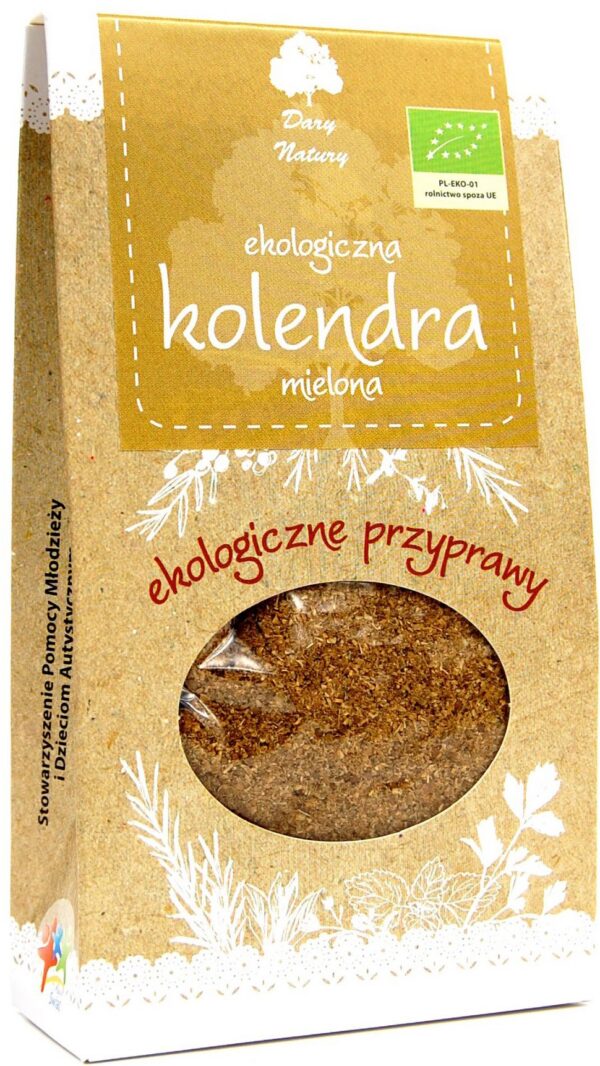 Kolendra mielona BIO 30 g — Dary Natury