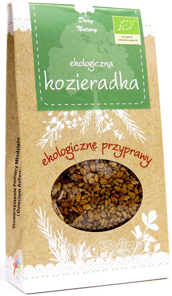 Kozieradka ziarno BIO 60 g — Dary Natury