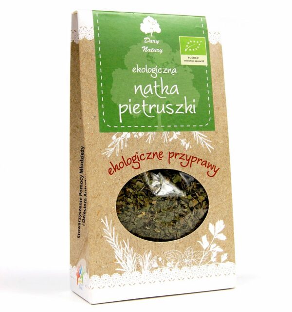Natka pietruszki suszona BIO 20 g — Dary Natury