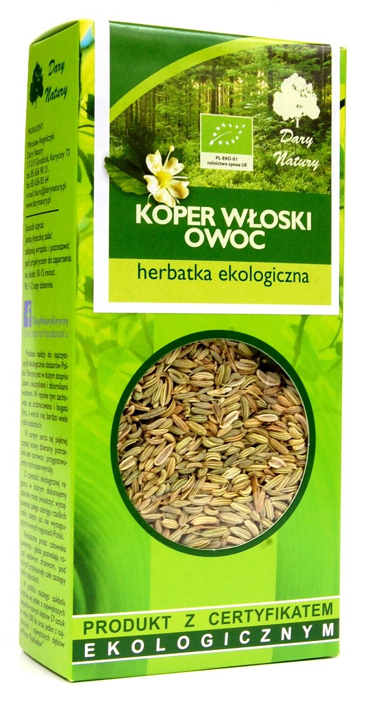 Herbatka owoc kopru włoskiego BIO 50 g — Dary Natury