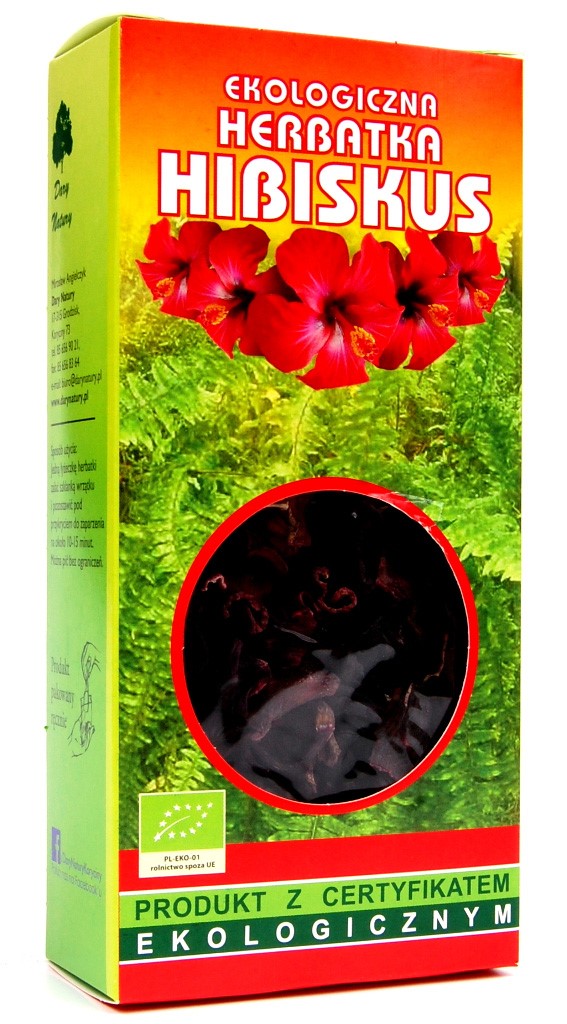 Herbatka hibiskus BIO 50 g — Dary Natury