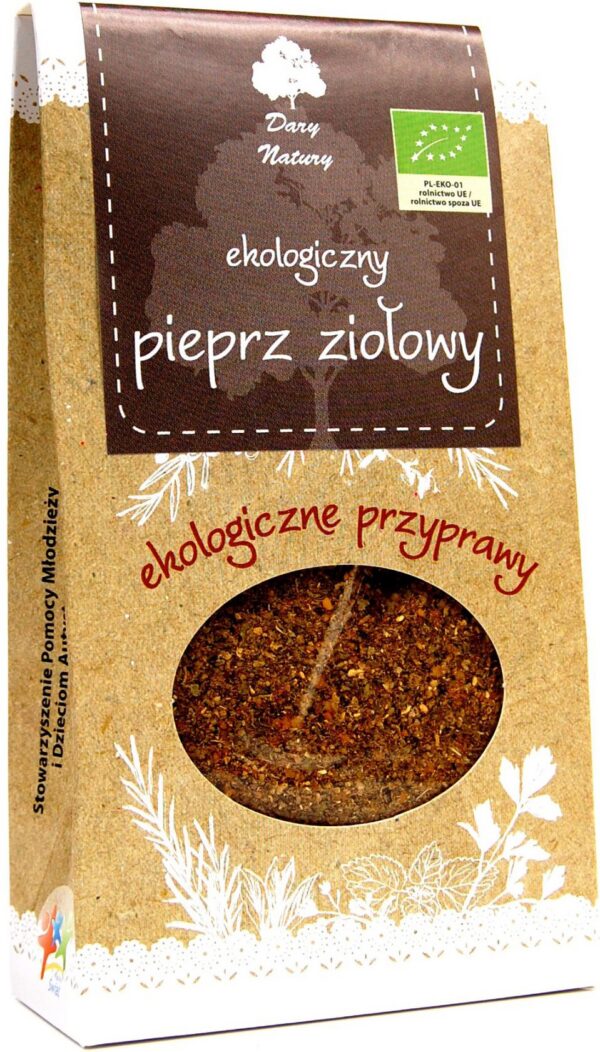 Pieprz ziołowy BIO 60 g — Dary Natury