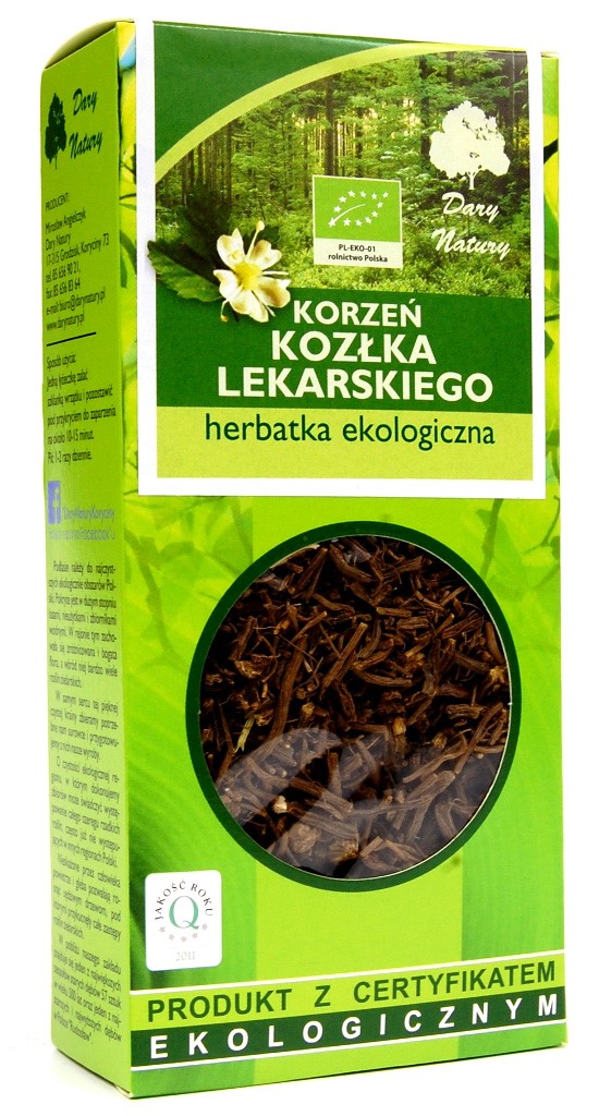 Herbatka korzeń kozłka lekarskiego BIO 100 g — Dary Natury