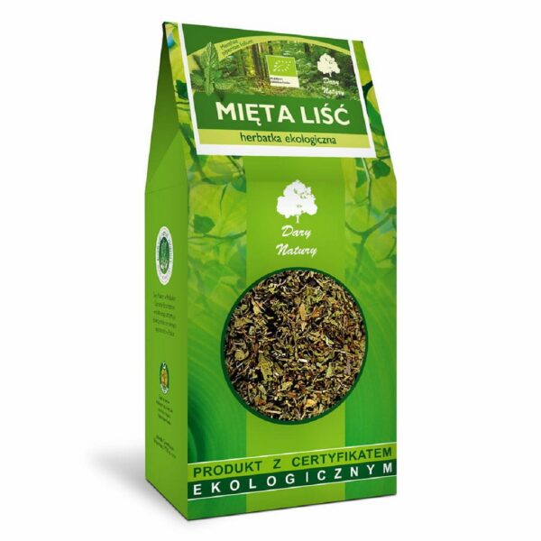 Herbatka liść mięty BIO 100 g — Dary Natury