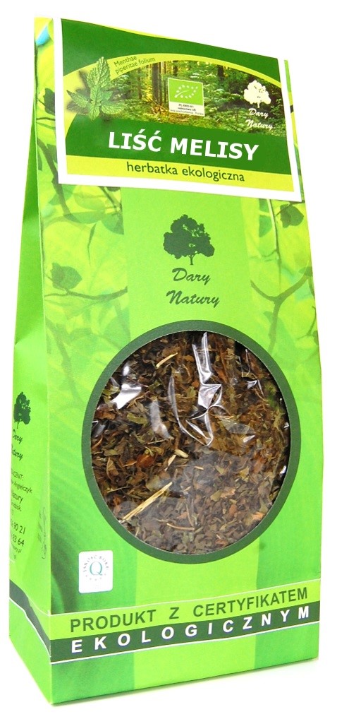 Herbatka liść melisy BIO 100 g — Dary Natury