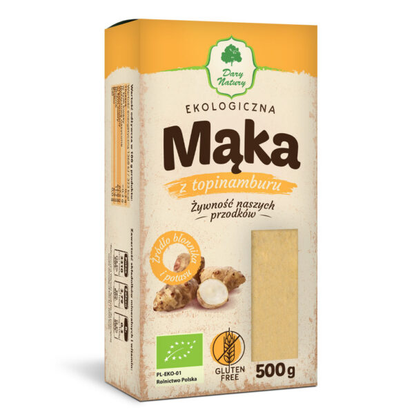Mąka z topinamburu bezglutenowa BIO 500 g — Dary Natury