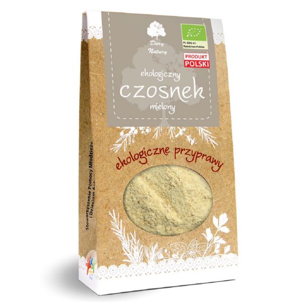Czosnek mielony BIO 50 g — Dary Natury