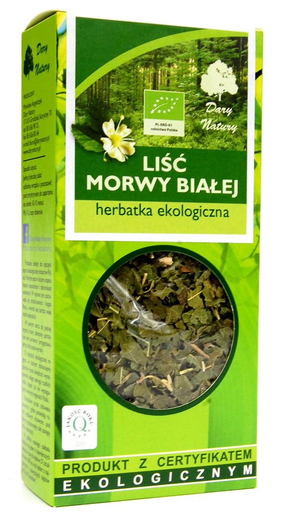 Herbatka liść morwy białej BIO 50 g — Dary Natury