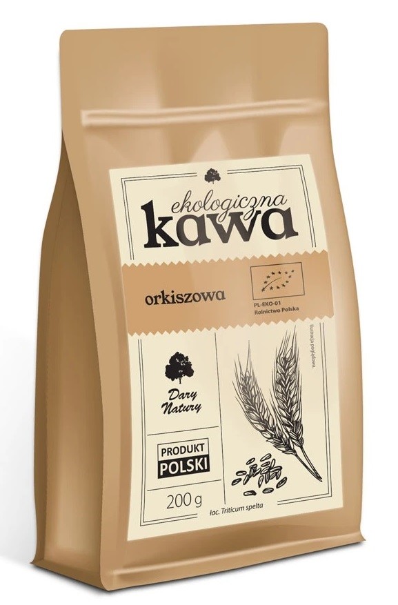 Kawa zbożowa orkiszowa BIO 200 g — Dary Natury
