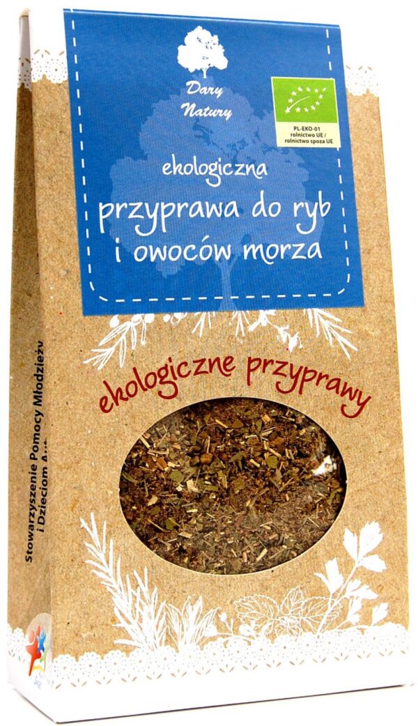 Przyprawa do ryb i owoców morza BIO 40 g — Dary Natury