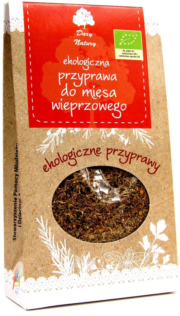Przyprawa do mięsa wieprzowego BIO 40 g — Dary Natury