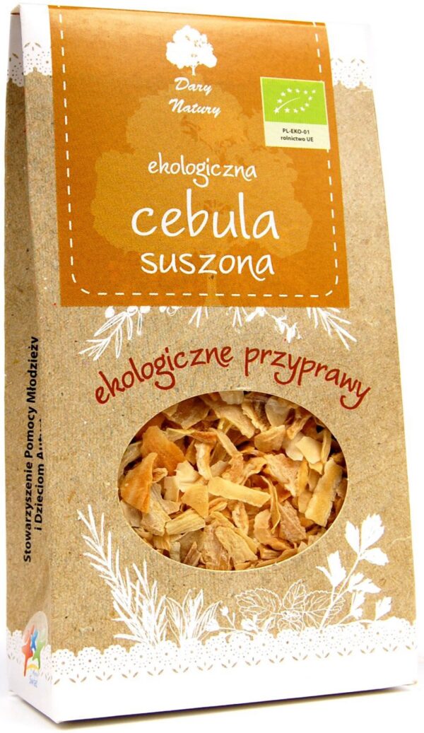 Cebula suszona BIO 40 g — Dary Natury