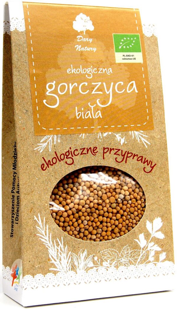 Gorczyca biała BIO 90 g — Dary Natury