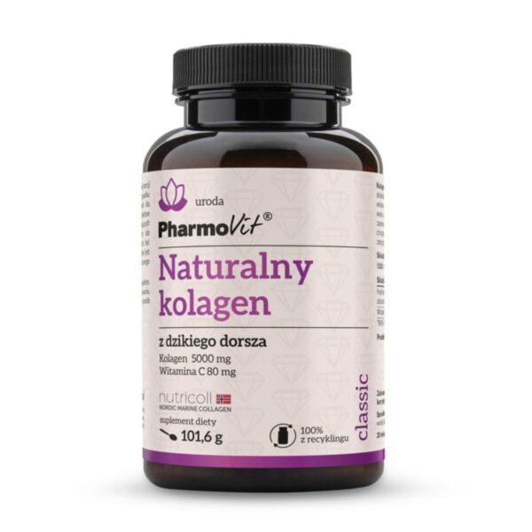 Kolagen z dzikiego dorsza w proszku) bezglutenowy 101,6 g — Pharmovit