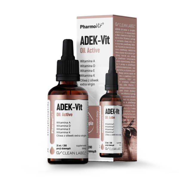 Witamina ADEK w kroplach bezglutenowe 30 ml — Pharmovit