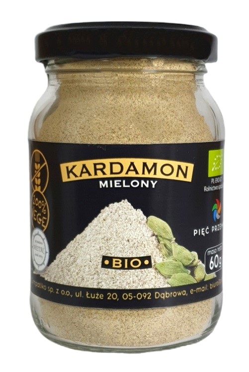 Kardamon mielony bezglutenowy BIO 60 g — Pięć Przemian