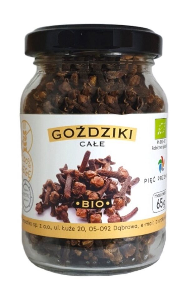 Goździki całe bezglutenowe BIO 65 g — Pięć Przemian