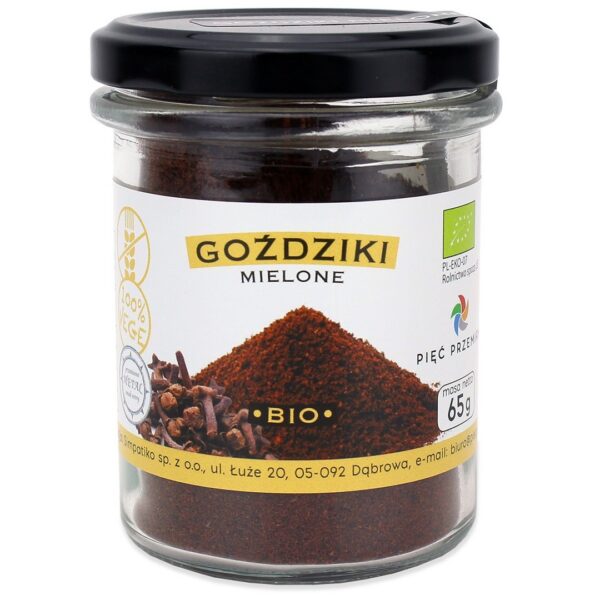Goździki mielone bezglutenowe BIO 65 g — Pięć Przemian