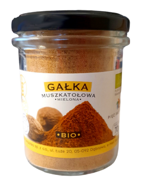 Gałka muszkatołowa mielona bezglutenowa BIO 70 g — Pięć Przemian