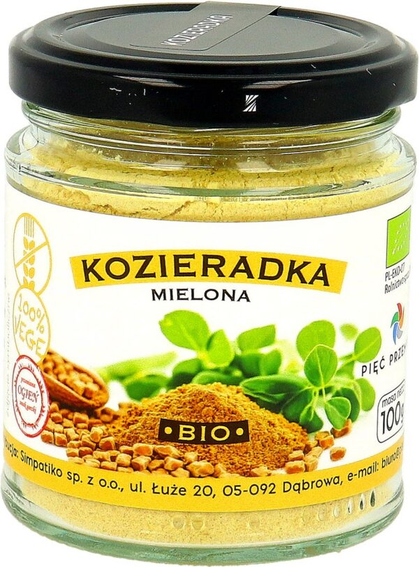 Kozieradka mielona bezglutenowa BIO 100 g — Pięć Przemian