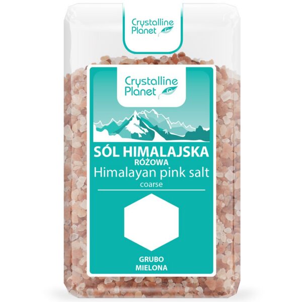 Sól himalajska różowa grubo mielona 600 g — Crystalline Planet