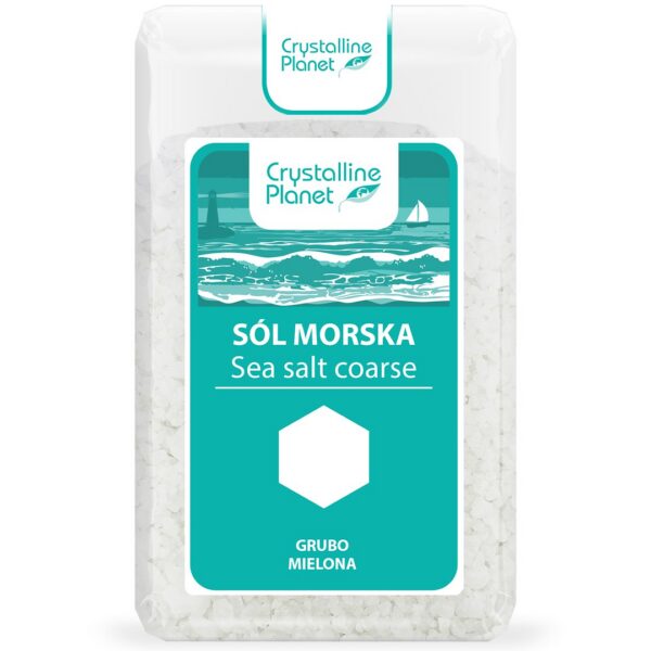 Sól morska grubo mielona 600 g — Crystalline Planet