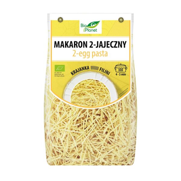 Makaron (2-jajeczny semolinowy) krajanka BIO 250 g — Bio Planet