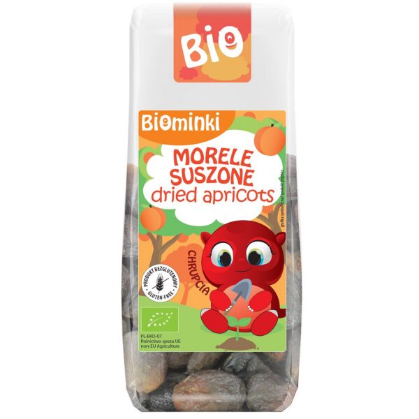 Morele suszone bezglutenowe BIO 100 g — Biominki