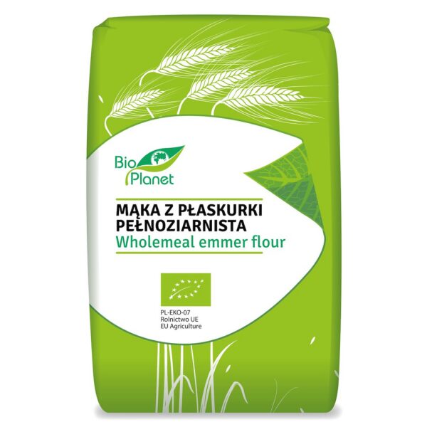 Mąka z płaskurki pełnoziarnista BIO 500 g — Bio Planet