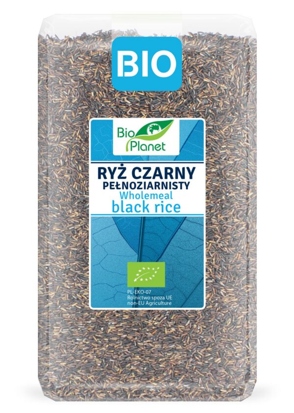 Ryż czarny pełnoziarnisty BIO 1 kg — Bio Planet