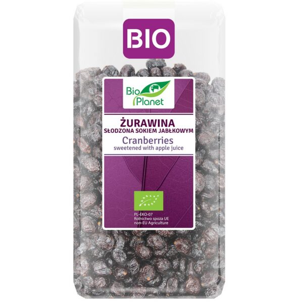 Żurawina z sokiem jabłkowym BIO 400 g — Bio Planet