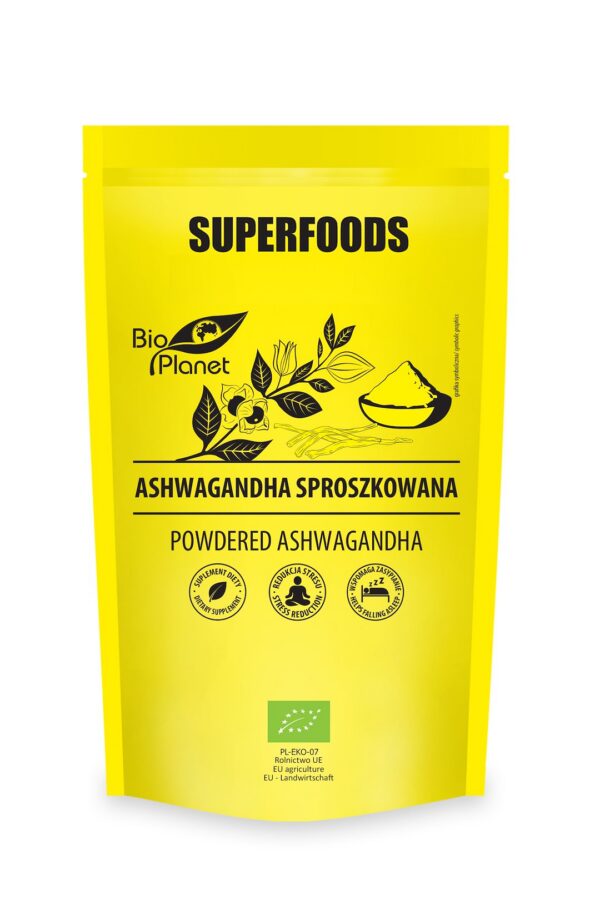 Ashwagandha sproszkowana BIO 150 g — Bio Planet