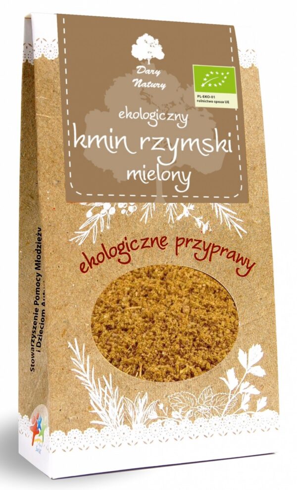 Kmin rzymski mielony BIO 30 g — Dary Natury