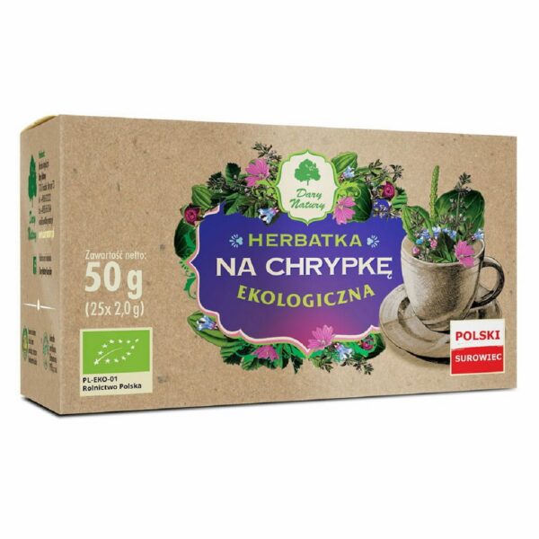 Herbatka z babką i ślazem BIO (25 x 2 g) 50 g — Dary Natury