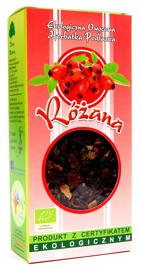 Herbatka różana BIO 100 g — Dary Natury