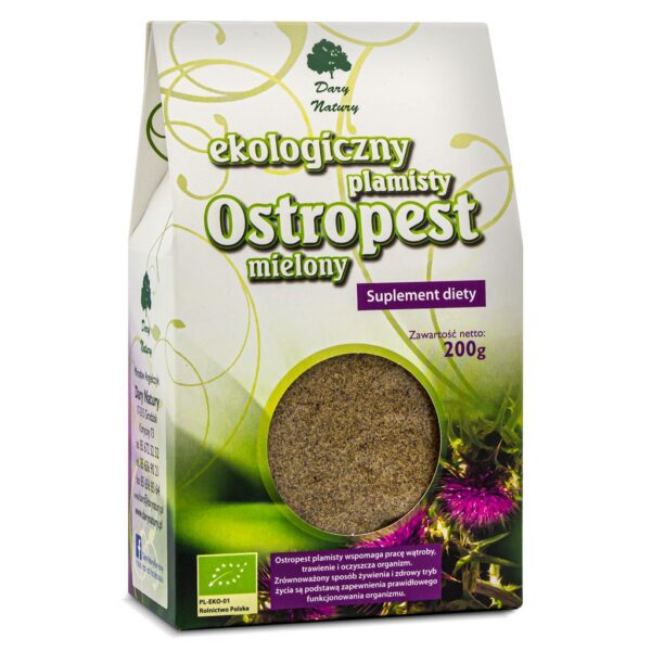 Ostropest plamisty mielony BIO 200 g — Dary Natury