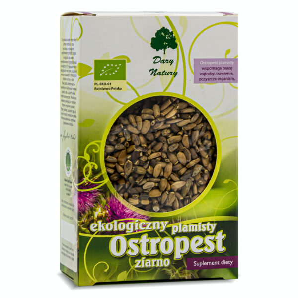 Ostropest plamisty ziarno BIO 100 g — Dary Natury