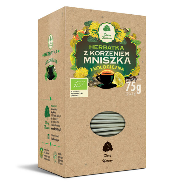 Herbatka z korzeniem mniszka BIO (25 x 3 g) 75 g — Dary Natury