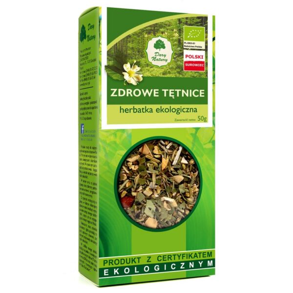 Herbatka z różą, rdestem i głogiem BIO 50 g — Dary Natury