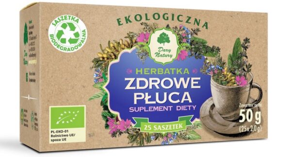 Herbatka z porostem islandzkim i sosną BIO (25 x 2 g) 50 g — Dary Natury