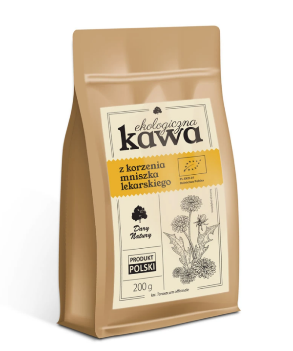 Kawa z korzenia mniszka lekarskiego BIO 200 g — Dary Natury