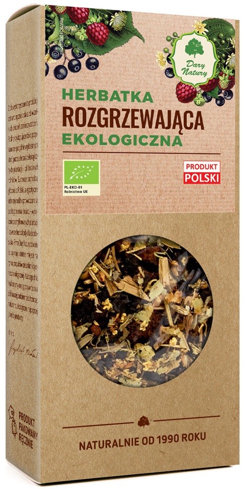 Herbatka rozgrzewająca BIO 50 g — Dary Natury