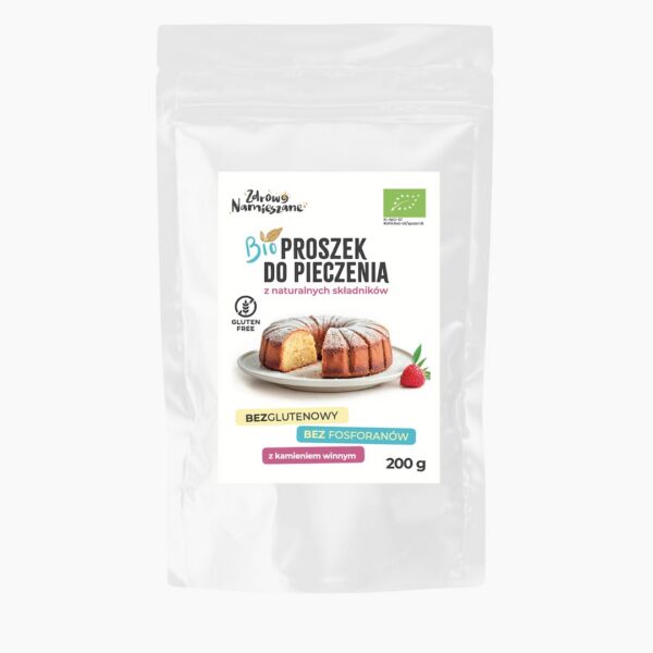 Proszek do pieczenia bezglutenowy BIO 200 g — Zdrowo Namieszane