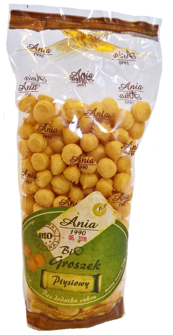 Groszek ptysiowy bez dodatku cukrów BIO 70 g — Bio Ania
