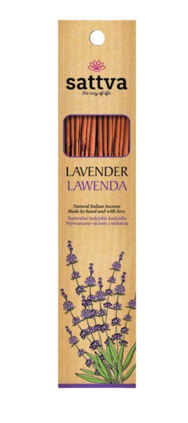 Kadzidełka indyjskie lawenda (15 szt.) 30 g — Sattva