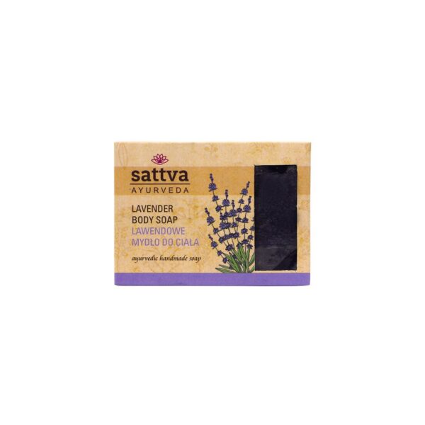 Mydło w kostce do ciała lawenda 125 g — Sattva