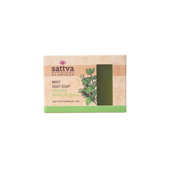 Mydło w kostce do ciała mięta 125 g — Sattva