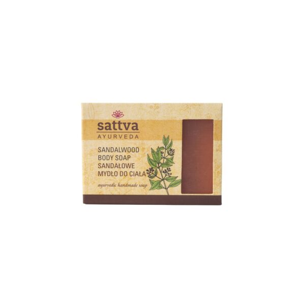 Mydło w kostce do ciała drzewo sandałowe 125 g — Sattva