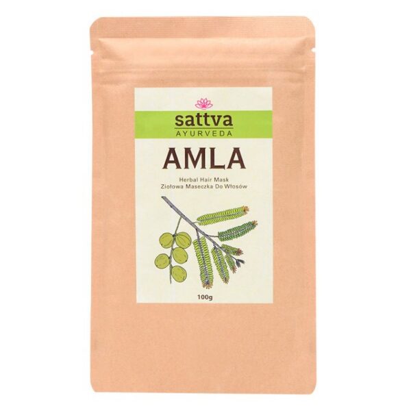 Maseczka ziołowa do włosów amla 100 g — Sattva